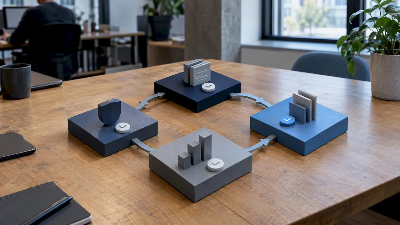 Four-stage AI risk governance process