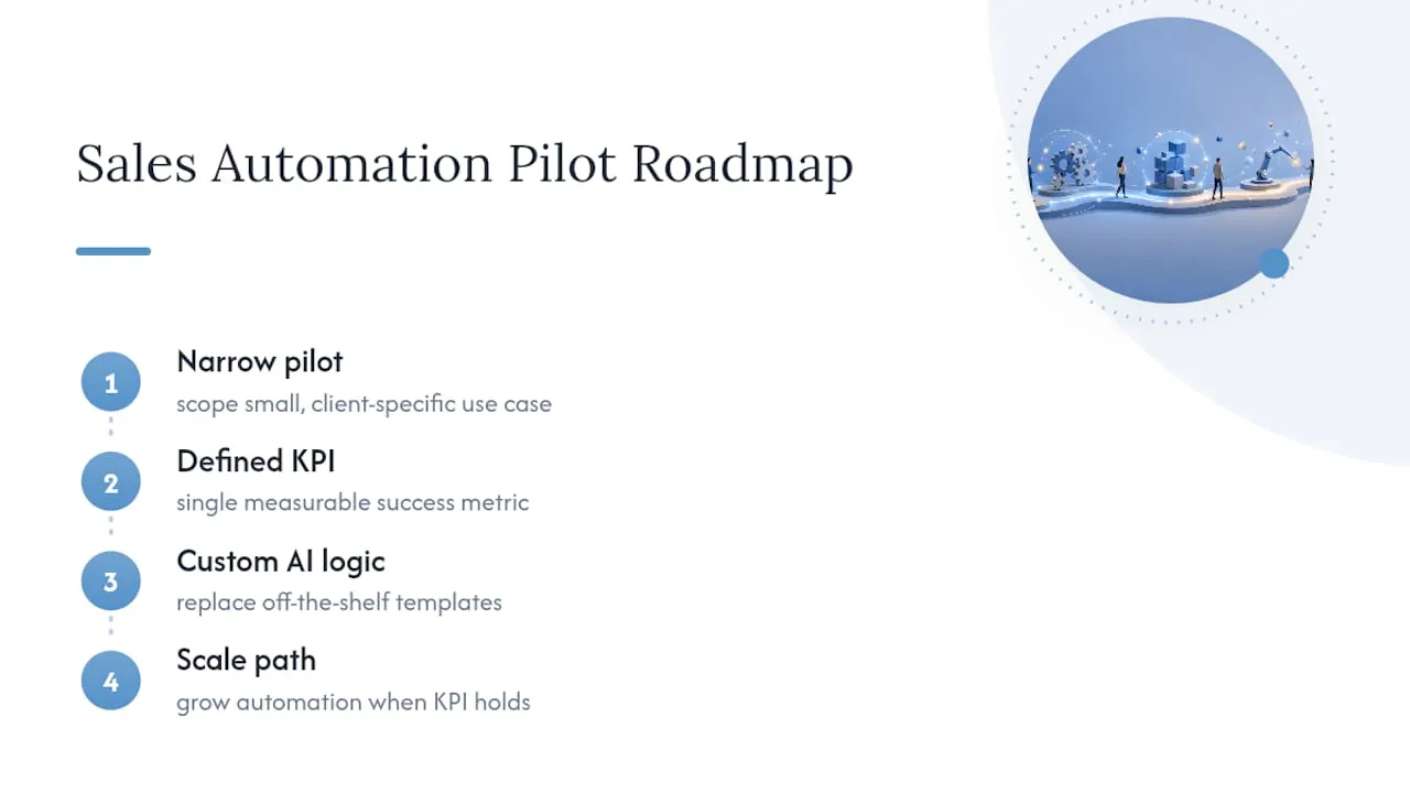 How Does Forefront Industries Approach Sales Automation Builds? - overview diagram