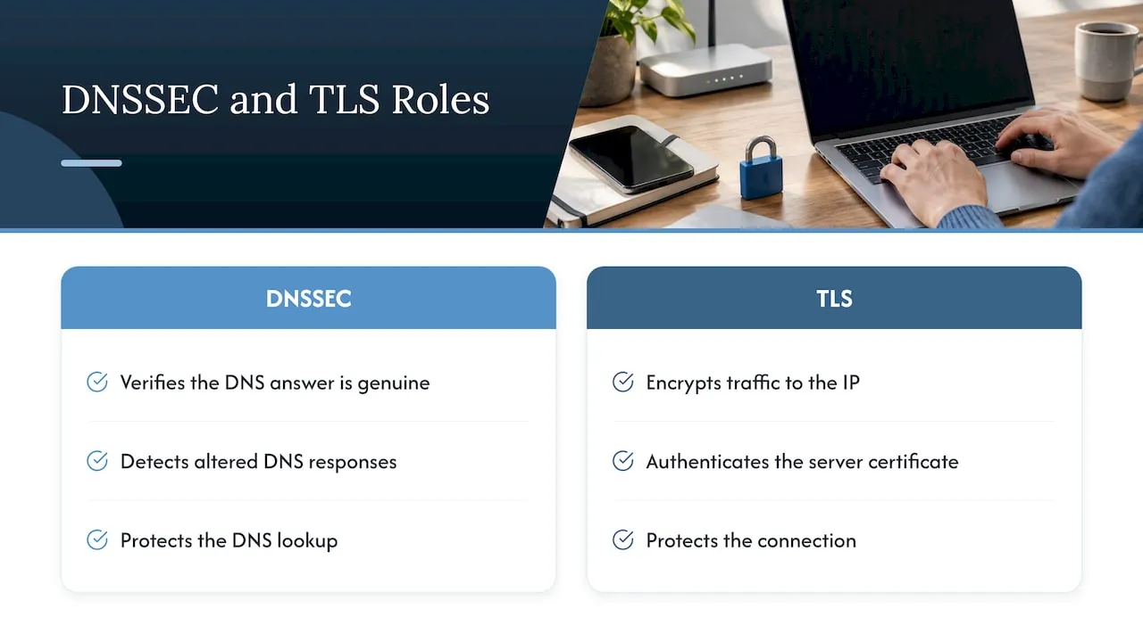 DNSSEC and Its Role Alongside SSL/TLS - overview diagram